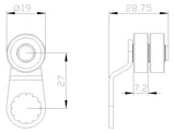 SIEMENS Antriebskopf Schwenkhebel 3SE5000-0AA04
