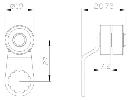 SIEMENS Antriebskopf Schwenkhebel 3SE5000-0AA04
