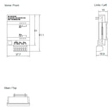 SIEMENS SPS-Digitales E/A-Modul 2Eing DC 6ES7223-0BD30-0XB0 2Ausg 30V Transistor