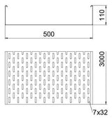 BETTERMANN Kabelrinne ST 110x500x1,5mm SKS-Serie SKS 150 FT o.Verb Seitenl