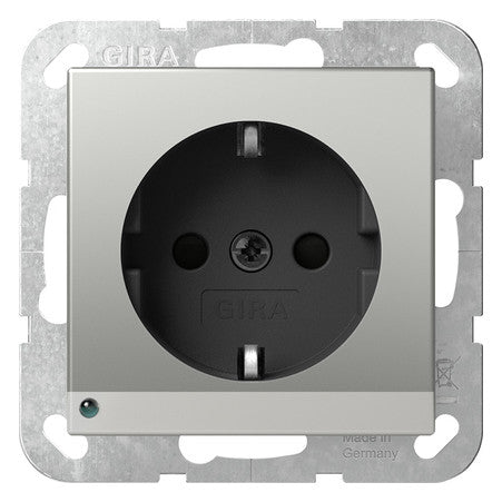 GIRA Steckdose 1f edst glz UP m.OL m.BS System 55 4170600 IP20