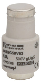 MERSEN D-Sicherungseinsatz DIII 63A MT DIIIGG50V63 500V Cu gG