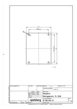 SPELSBERG Montageplatte Verteiler Kst TG MPI-1208 unbeh 73x91mm Lochung