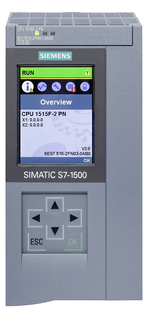 SIEMENS SPS-Steuerung modular m.Display 6ES7515-2FN03-0AB0 19,2-28,8VDC