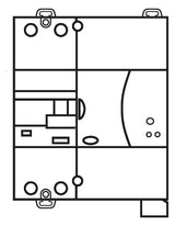 DOEPKE FI-Schutz mit Zusatz 2p 253V 25A DRCCB 5 ST 025-2/0,03-A 0,03A REG A 5TE