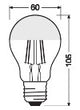 OSRAM LED-Lampe FM E27 A60 4W 2700K ws F LED Star Cla A 35 Fil Mirror Gold 4 420l