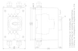 SIEMENS Leergehäuse Schaltgeräte Kst 3RV1923-1DA00 IP55 72x155x126mm Aufb