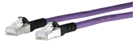 METZ CONNECT Patchkabel Cat6A 0,5m vi 1308450509-E S/FTP RJ45 AWG26 1:1