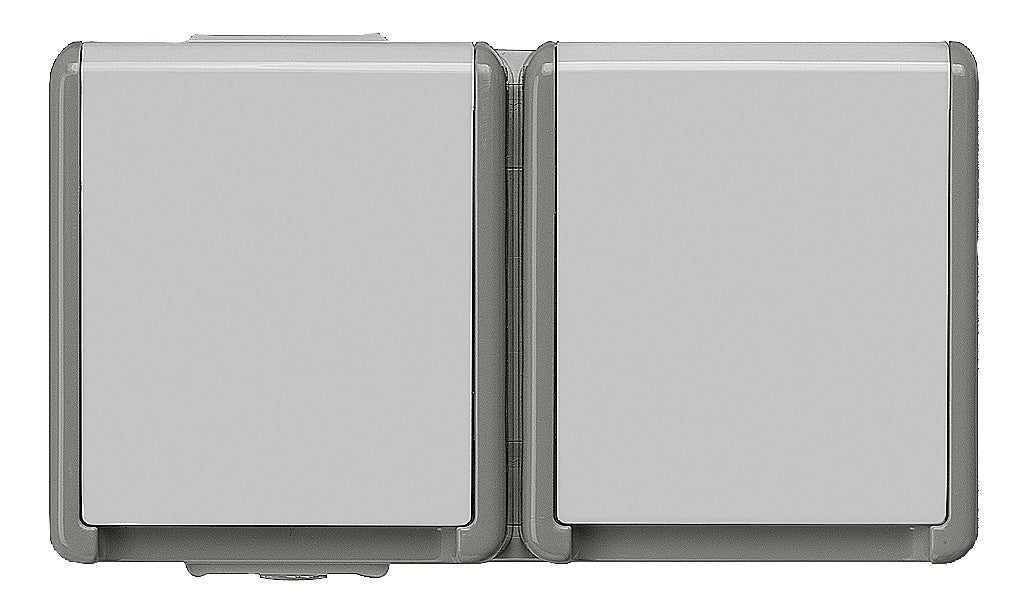 SIEMENS Steckdose 2f dgr glz AP Klappd DELTAfläche 5UB4722 IP44