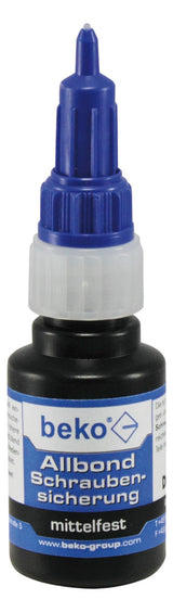 beko-Allbond-Schraubensicherung mittel- fest, 10 ml in 20 ml Gebindegröße | 261 100 210