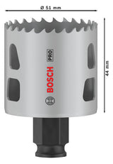 BOSCH-EW Lochsäge  51mm T44mm Sechskant LOCHSÄGE f.Gips Holz
