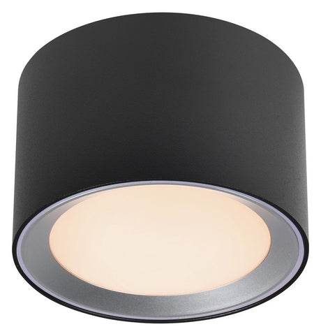 NORDLUX LED-Deckenanbauleuchte 6,5W sw Landon8 2110660103 2700K 600lm Konv