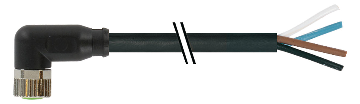 MURR Sensor-Aktorkabel 4p 5m M8 Female 7000-08101-6510500 abgew fr.Ende PUR
