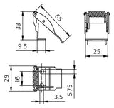 PHILIPS-LICHT Befestigungsset gr ST CoreLine RC159Z Plaster Ceiling SMB-PLC