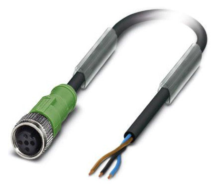 PHOENIX Sensor-Aktorkabel 3p 5m M12 ger SAC-3P- 5,0-PUR/M12FS Female fr.Ende