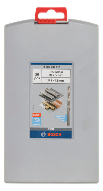 BOSCH-EW Bohrerset 25tlg  1-13mm Box 2608587017