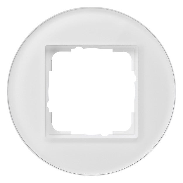 GIRA Rahmen 1f ws glas 0211130