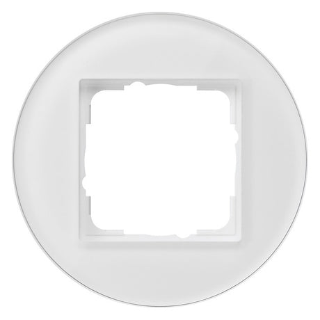 GIRA Rahmen 1f ws glas 0211130