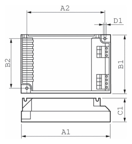 PHILIPS-LM Vorschaltgerät 2x22-42W MW HF-P 2 22-42 PL-T/C/L/TL5C EII 220- elek