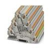 PHOENIX Schutzleiter-Reihenklemme gr PT 2,5-PE/3L 0,14-4qmm 4Etagen TS35