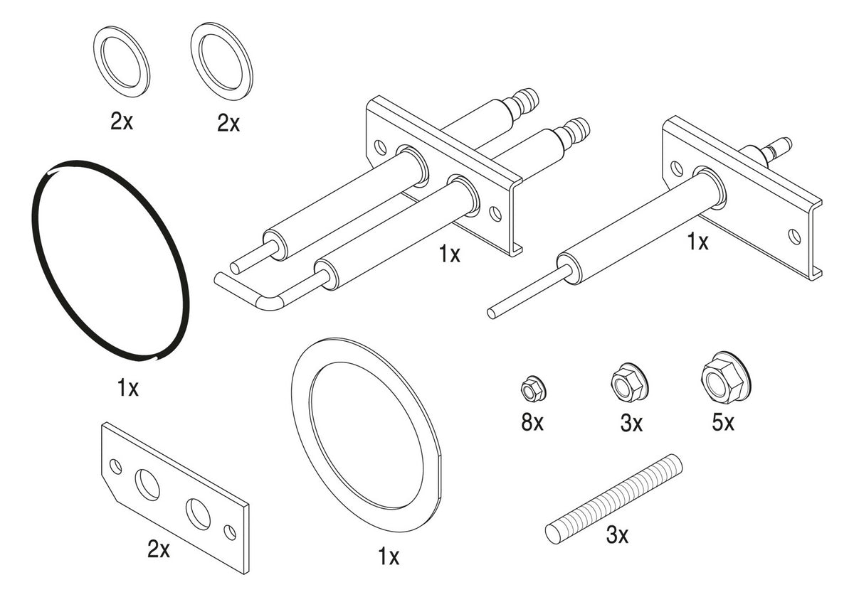 Bosch Ersatzteil TTNR: 8738805303 Service Set KB372 / Condens 7000F everp