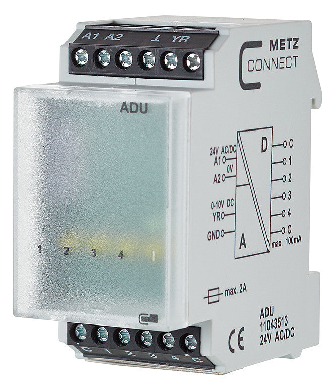 METZ CONNECT Analog/digital I/O-Modul UC 11043513 1Eing/analog 4Ausg/digi
