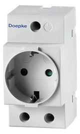 DOEPKE Steckdose REG 250V/AC 16A 2,5TE RDS 6 Einbausteckdose 65,5mm IP20