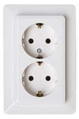 KOPP Steckdose 2f arkws glz UP m.BS IP20 HK02 917213007