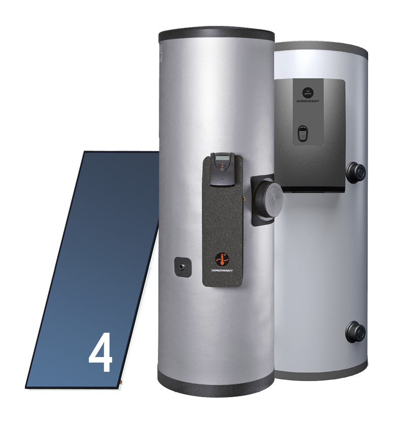 Sonnenkraft SK-Compact Set 500l, 4x PFMS2500 | 3712