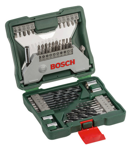 BOSCH-EW Werkzeugkoffer 43tlg Bohrer 2607019613 4xNuss 8xHolzbohr 8xHSS
