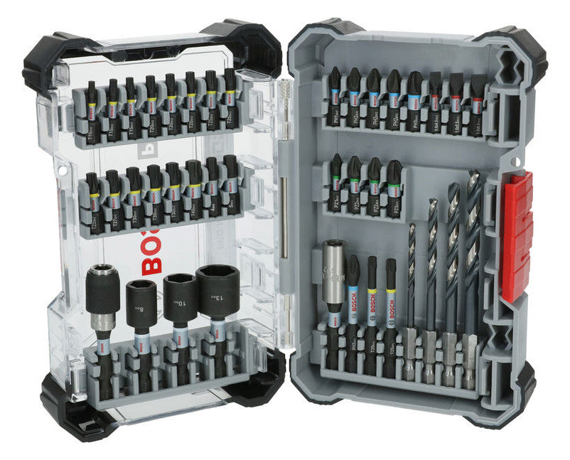 BOSCH-EW Werkzeugset 40tlg Bohrer 4xHSS BOHRER-/SCHRAUB Box