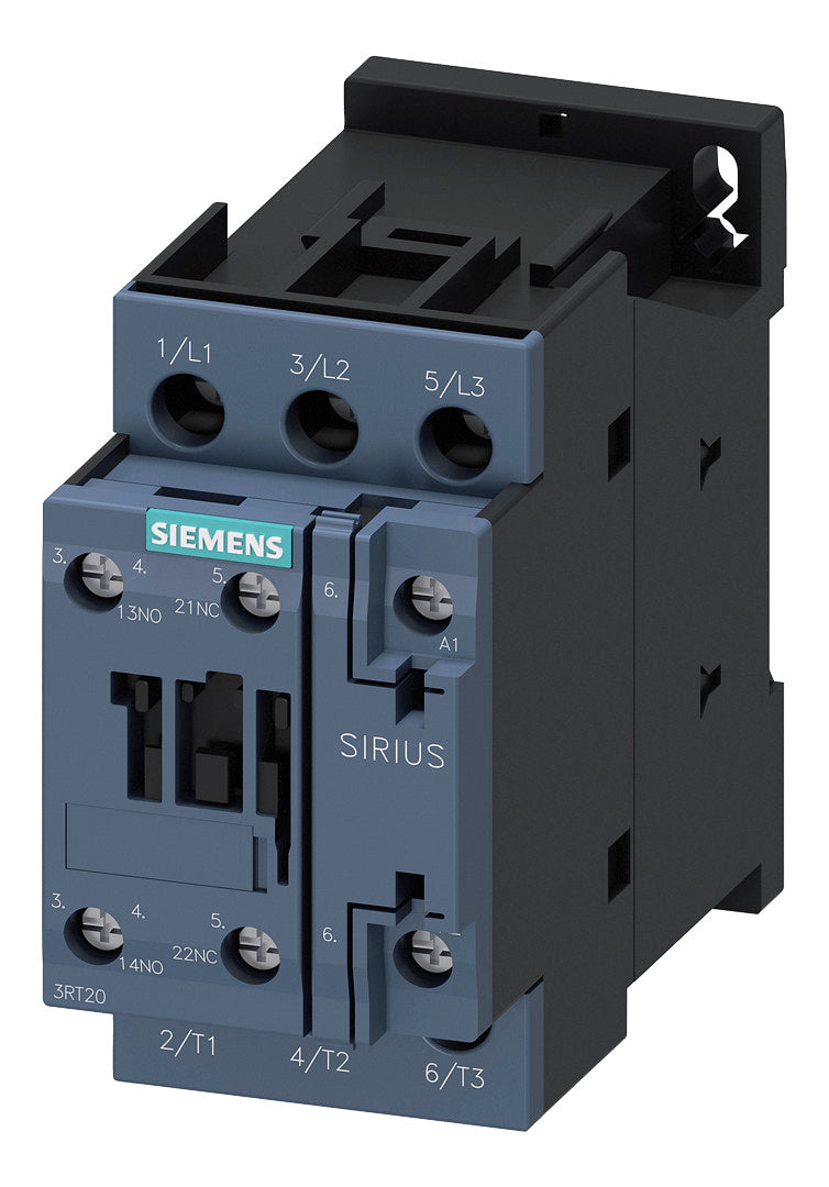 SIEMENS Leistungsschütz 11kW 3S 230VAC 3RT2026-1AP00 25A 1S+1Ö/Hilf REG