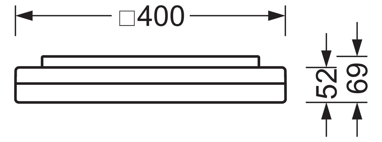 REGIOLUX LED-Wandanbauleuchte 23W 4000K turas-TUARO turas-TUAQO/400 2900 840 ET