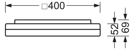 REGIOLUX LED-Wandanbauleuchte 23W 4000K turas-TUARO turas-TUAQO/400 2900 840 ET