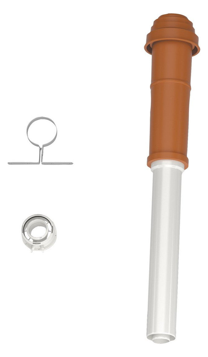 Bosch Abgaszubehör FC-Set60-C33x (oben) Grundbausatz C33x, rot, d:60/100mm | 7738112507