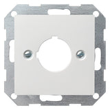 GIRA Zentralplatte Bohrung 1f rws System 55 027203 Schraubbef
