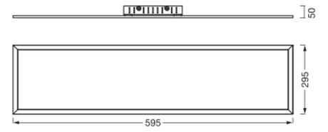 LEDVANCE LED-Panel 595x295mm 22W 4000K Planon Plus 300x600mm 22W 840 White 1600