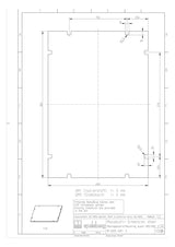 SPELSBERG Montageplatte Verteiler ST GMS 3 lack 260x380mm Lochung