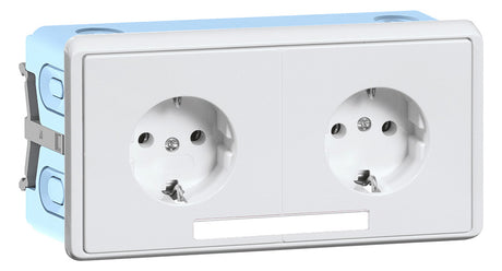 GGK Steckdose 2f rws mt GEB-K USB IP20 KSE 50-2 horiz