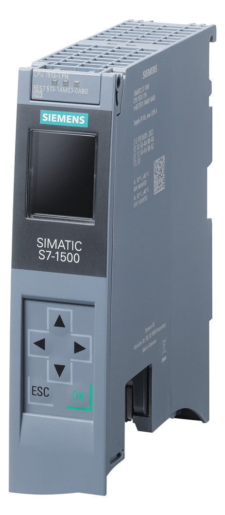 SIEMENS SPS-Steuerung modular m.Display 6ES7513-1AM03-0AB0 19,2-28,8VDC