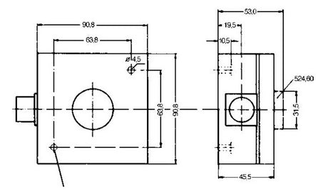 EBERLE Raumthermostat 230V 10A Wechsler AZT-A 524 510 IP54 Widerstandssensor