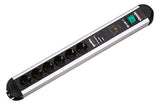 BACHMANN Steckdosenleiste 6f sw 2m 35° PRIMO 331.071 m.Ein/Aus IP20 ÜSS 1,5qmm