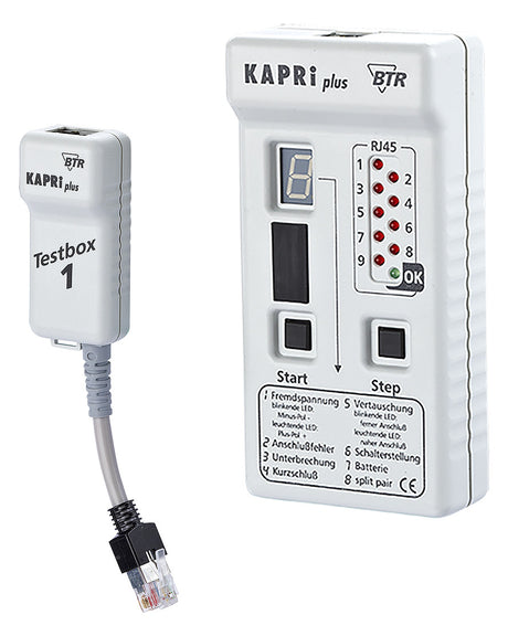 METZ CONNECT Patchkabeltester LED 130670-E f.LANprotokollmess