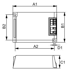PHILIPS-LM Vorschaltgerät 70W elektr HID-PV C 70 /S CDM 220-240V 50/60Hz f.HI