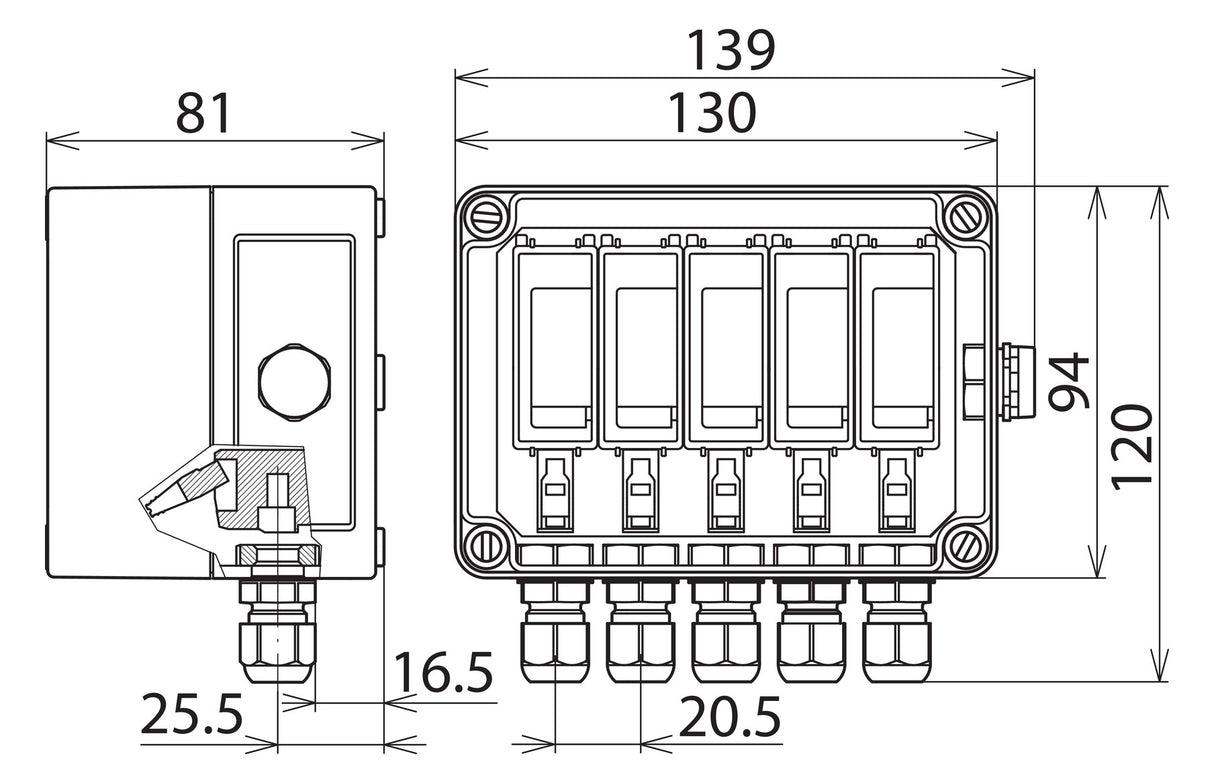 DEHN SE Überspannungsableiter 1000VDC DCU YPV SCI 1000 2M DCNetzform- 4kV