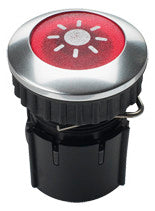 GROTHE Klingeltaster alu alu UP rnd 13mm PROTACT 101 LED m.Bel