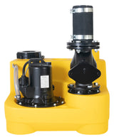 JUNG PUMPE FÄKALIENHEBEANLAGE COMPLI 400 400 V, MONTIERTE RÜCKSCHLAGKLAPPE