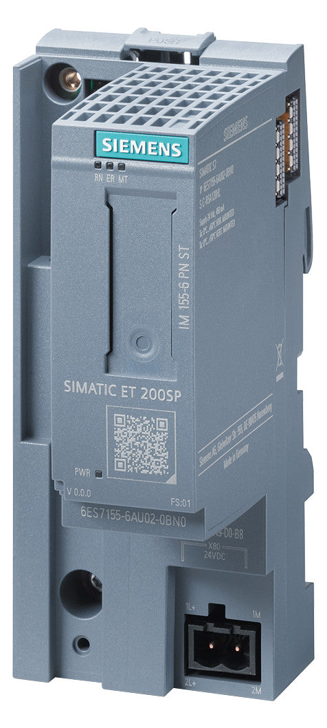 SIEMENS Kommunikations-Modul DC f.TCP/IP 6ES7155-6AA02-0BN0 19,2-28,8V SichFunkt