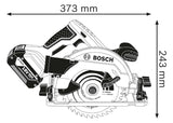 BOSCH-EW Akku-Handkreissäge 18V  165mm Professional GKS 18V-57 G  20mm