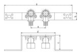 Rehau Montageeinheit Heizung RAUTITAN 16 x Rp 1/2 | 12409211401